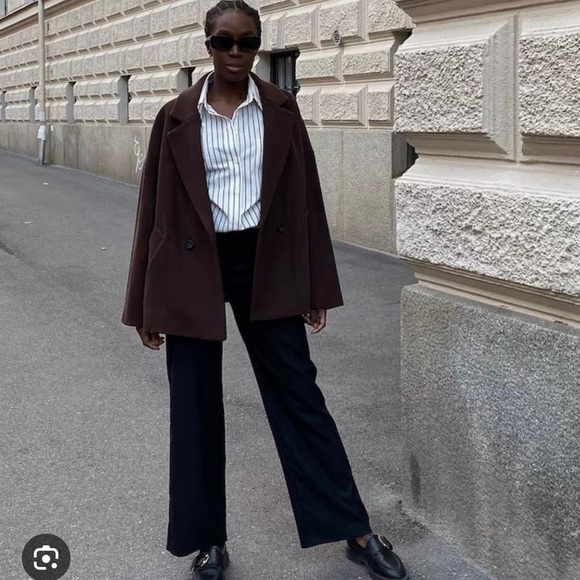 Flattered Stella big buckle gold and black chunky loafer 9 - Picture 3 of 6